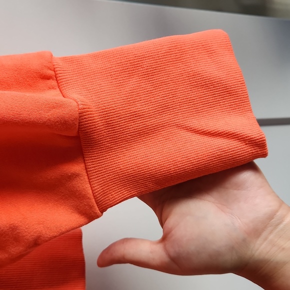 🧡Old Navy🧡 Cropped Sweater, Size XL, neon orange - Picture 5 of 8